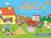 Color & sticker fun - Op de boerderij (3+) / Color & sticker fun - A la ferme (3+) - ZNU (ISBN 9789044754261)