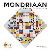 Mondriaan maandkalender 2018 - (ISBN 8716951279342)