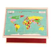 Ringmap vintage world map - (ISBN 5027455410388)