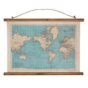 Wereldkaart canvas vintage world map - (ISBN 5055992710012)