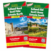 F&B Estland West en Oost 2-kaartenset - (ISBN 9783707917727)