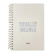 Notebook Totally doable Off white - (ISBN 8719322144980)