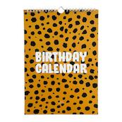 Birthday calendar Cheetah - (ISBN 8719322146229)