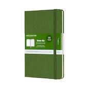 Moleskine Two-Go Notebook Ruled-Plain Grass Green - (ISBN 8058647620190)
