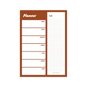 Noteblock Planner Cinnamon - (ISBN 8719322146465)