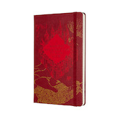 Moleskine LE Harry Potter Notebook Large Ruled Map Red - (ISBN 8058341717684)