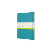 Moleskine Notitieboek XL (13x21 cm) Blanco Harde Kaft Reef Blauw - (ISBN 8058341716083)