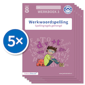 Werkwoordspelling werkboek 3 groep 8 (Set van 5) - (ISBN 9789493218192)
