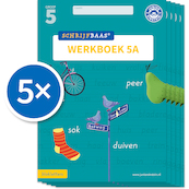Schrijfbaas Blokletters Werkboek 5A (Set van 5) - (ISBN 9789493218505)