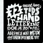 72 tips - Handlettering doe je zo! - Karin Luttenberg (ISBN 9789043920667)