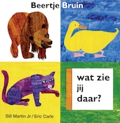 Beertje Bruin, wat zie jij daar? (karton met schuifjes) - Bill Martin (ISBN 9789025749958)