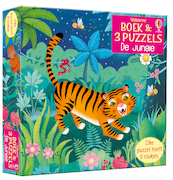 Boek & 3 Puzzels De jungle - (ISBN 9781474974288)