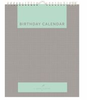 Birthday calender Auteur: A-Journal - (ISBN 8719497166961)