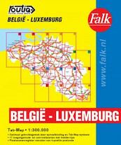 Routiq Belgie / Luxemburg tab map - (ISBN 9789028716254)