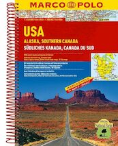 MARCO POLO Reiseatlas USA, Alaska, Südliches Kanada 1 : 4.000.000 - (ISBN 9783829737111)