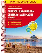 MARCO POLO Reiseatlas Deutschland 2020/2021 1:300 000, Europa 1:4 500 000 - (ISBN 9783829737364)