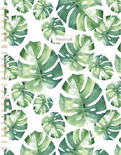 Leaves spiraalboek groot (ruiten) / Leaves grand carnet à spirale (quadrillé) - (ISBN 9789044756135)