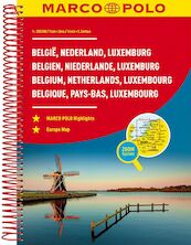 MARCO POLO Reiseatlas Benelux, Belgien, Niederlande, Luxemburg 1:200 000 - (ISBN 9783829736817)