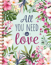 All you need is love! spiraalboek (lijnen) - (ISBN 9789044762518)