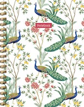 Peacock notebook (lijnen) spiraalboek / Peacock notebook (ligné) carnet à spirale - (ISBN 9789044762822)