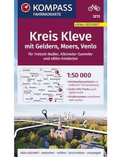 KOMPASS Fahrradkarte Kreis Kleve mit Geldern, Moers, Venlo 1:50.000, FK 3213 - (ISBN 9783990446843)