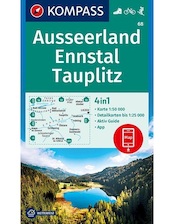 Ausseerland, Ennstal, Tauplitz 1:1:50 000 - Kompass-Karten Gmbh (ISBN 9783990446614)