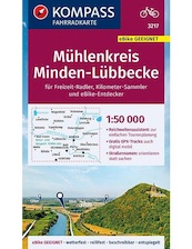 KOMPASS Fahrradkarte Mühlenkreis Minden-Lübbecke 1:50.000, FK 3217 - Kompass-Karten Gmbh (ISBN 9783990446881)