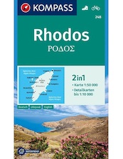 Rhodos 1:50 000 - Kompass-Karten Gmbh (ISBN 9783990447192)