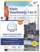 ANWB Cursusboek Klein Vaarbewijs I en II + Online Examentraining - Eelco Piena (ISBN 9789064107573)