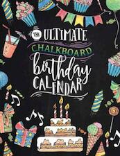 Chalkboard Birthday coloring calender - (ISBN 9789461888808)