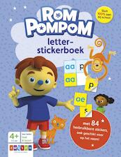 Rompompom letter-stickerboek - (ISBN 9789048736669)