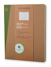 Extra Large Squared Kraft Soft Evernote Journal With Smart Stickers 2 Set - Moleskine (ISBN 9788867323951)