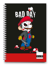 Bad day notebook A4 - (ISBN 9789461889270)