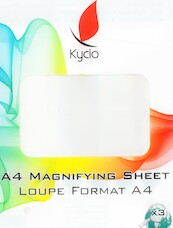 Magnifying sheet A4 x3 kycio - (ISBN 5420069601416)