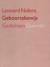 Geboortebewijs - Leonard Nolens (ISBN 9789021450537)