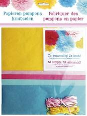 Papieren pompons knutselen; Fabriquer des pompons en papier - (ISBN 9789044740660)