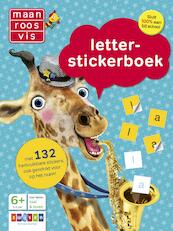 Maan roos vis letter-stickerboek - (ISBN 9789048736652)
