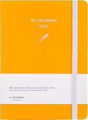 My Journal Agenda 2021 - Oranje - (ISBN 8719992460731)
