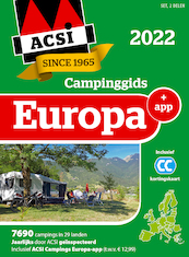 ACSI Campinggids Europa + app 2022 - ACSI (ISBN 9789493182219)