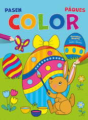 Pasen Color kleurblok / Pâques Color bloc de coloriage - (ISBN 9789044761016)