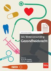 Sdu Wettenverzameling Gezondheidsrecht. Editie 2021-2022 - (ISBN 9789012407090)