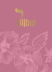 Roodletterbijbel - design bloemen - (ISBN 9789065394552)
