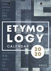 Etymological Calendar - (ISBN 9789004422025)