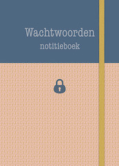 Notitieboek - Wachtwoorden (roos) - ZNU (ISBN 9789044756265)