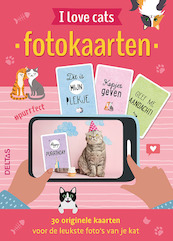 Fotokaarten - I love cats - (ISBN 9789044756203)