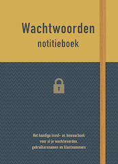 Notitieboek - Wachtwoorden (geel) - (ISBN 9789044757248)