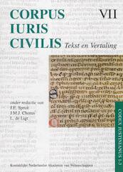 Corpus Iuris Civilis VII; Codex Justinianus 1 - 3 7 VII Corpus Iuris Civilis - (ISBN 9789069844510)