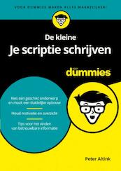 De kleine Je scriptie schrijven voor Dummies - Peter Altink (ISBN 9789045356488)