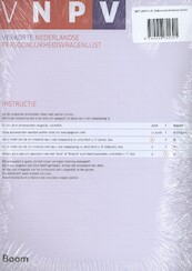 VNPV: Zelfscorende formulieren (25) - Dick P.H. Barelds, Frans Luteijn, Henk van Dijk (ISBN 9789058755391)