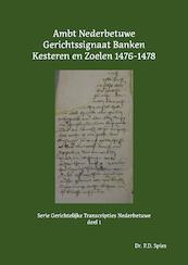 Ambt Nederbetuwe Gerichtssignaat 1476-1478 - P.D. Spies (ISBN 9789463455367)